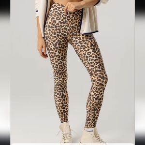 Aerie Animal Print Tan Leggings Size Large Short